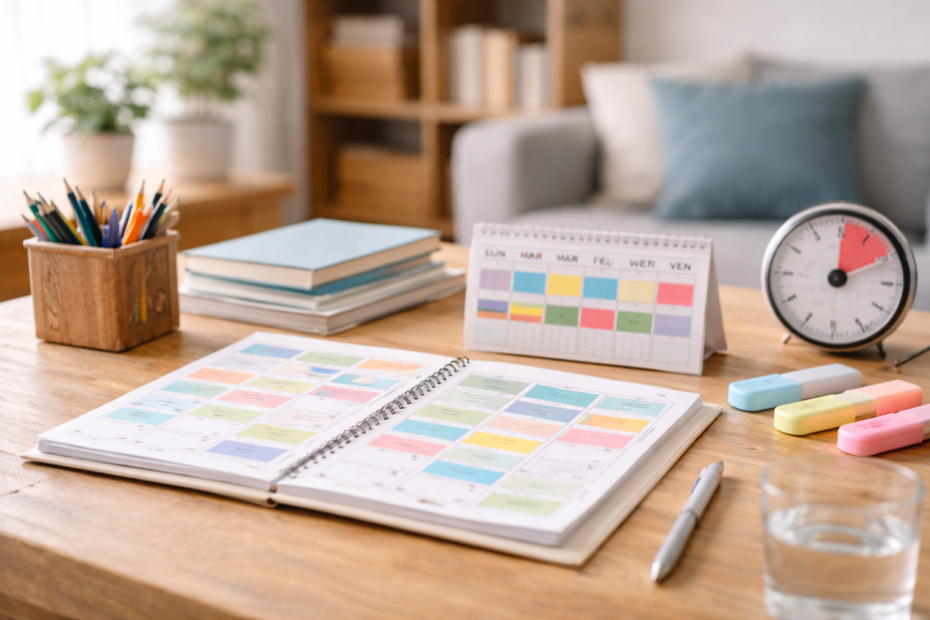 IEF : rythme de semaine entre travail, projets et temps de pause